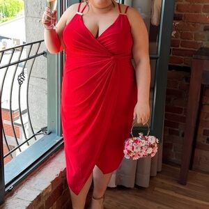 CITY CHIC formal red dress